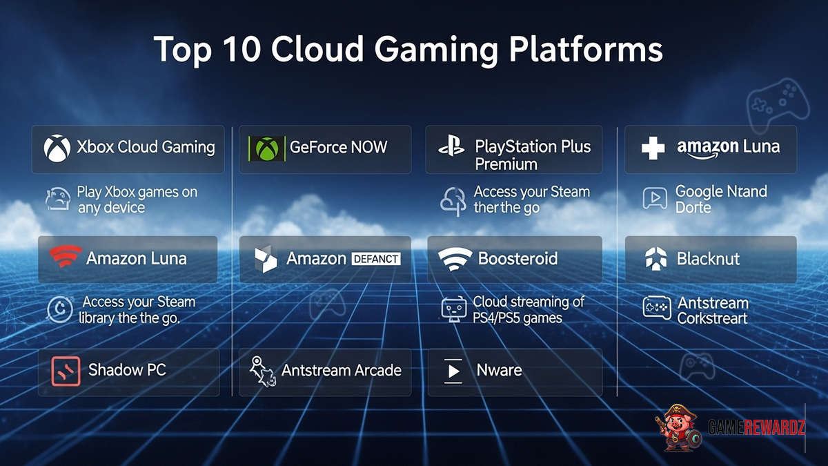 Top 10 Cloud Gaming Platforms